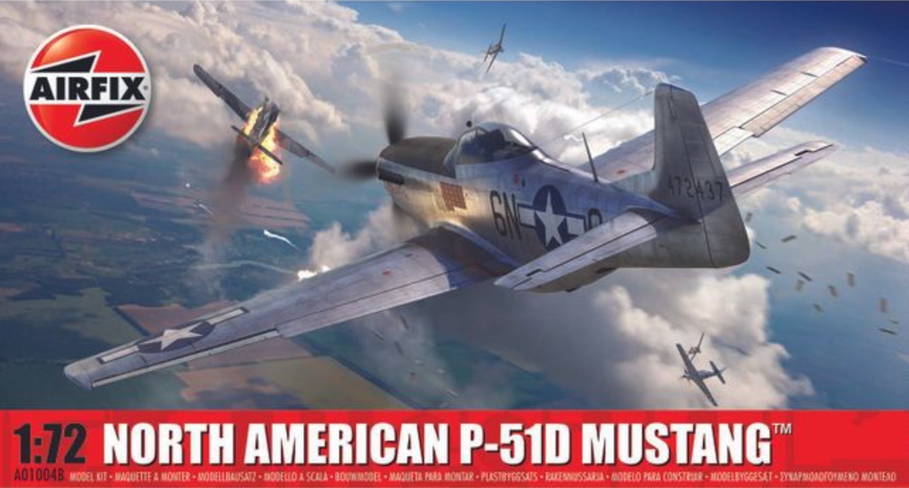 Model kit 1/72 North-American P-51D Mustang (Airfix)