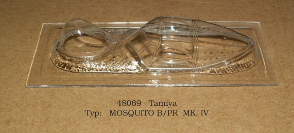 Vacu Canopy 1/48 Mosquito B/PR Mk.IV (TAM)(Rob Taurus)