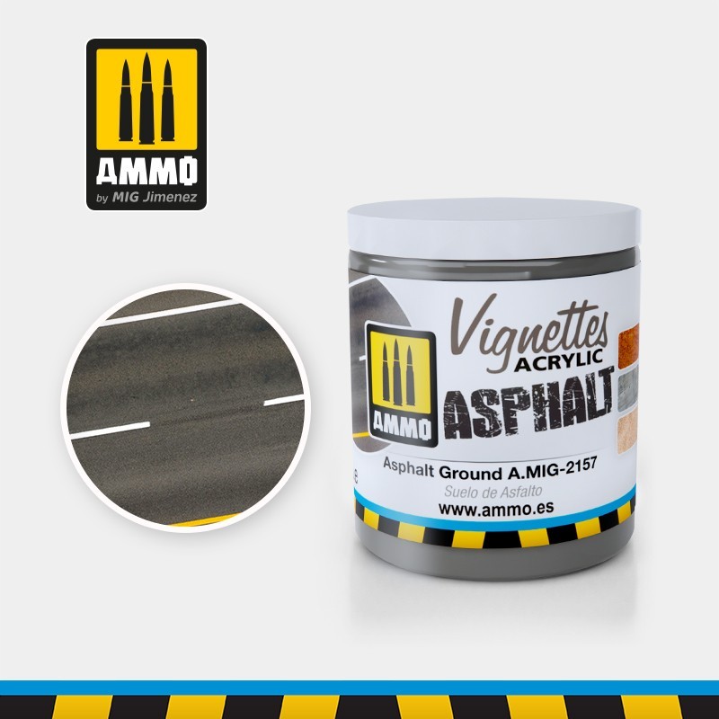 VIGNETTES Asphalt Ground (100mL) (Ammo Mig)