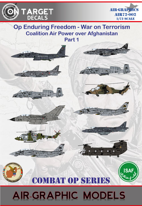 Decal 1/72 Operation Enduring Freedom 'Coalition Air Power over Afghanistan Part 1 (AGM)