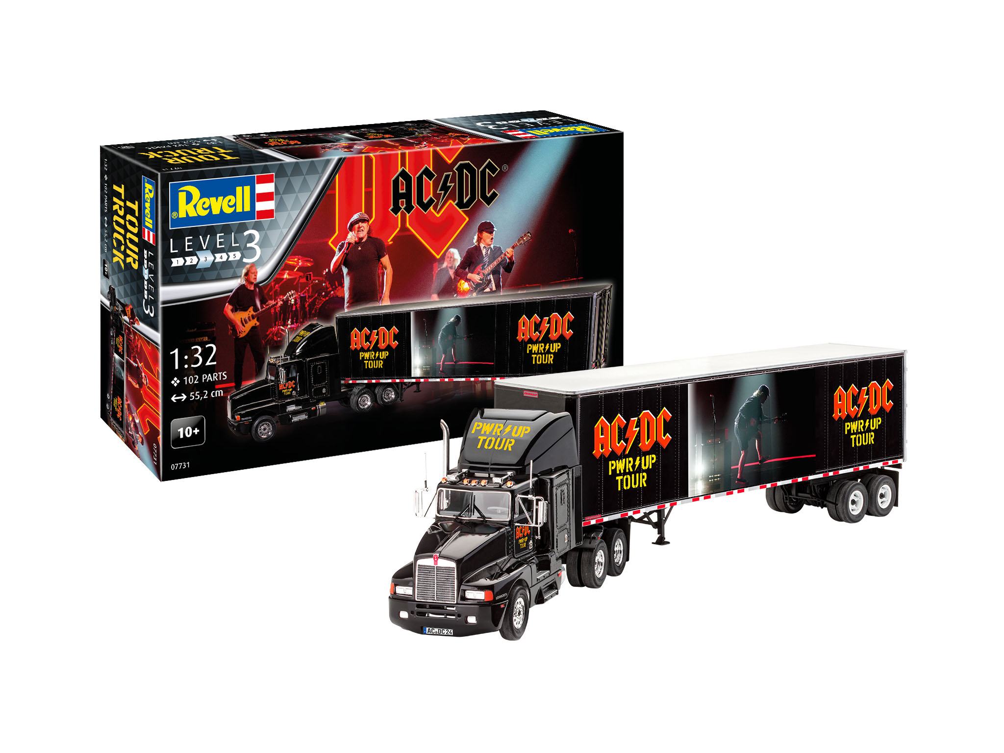 Model kit 1/32 (50 Years of AC/DC) AC/DC Tour Truck "PWR UP" (Revell)