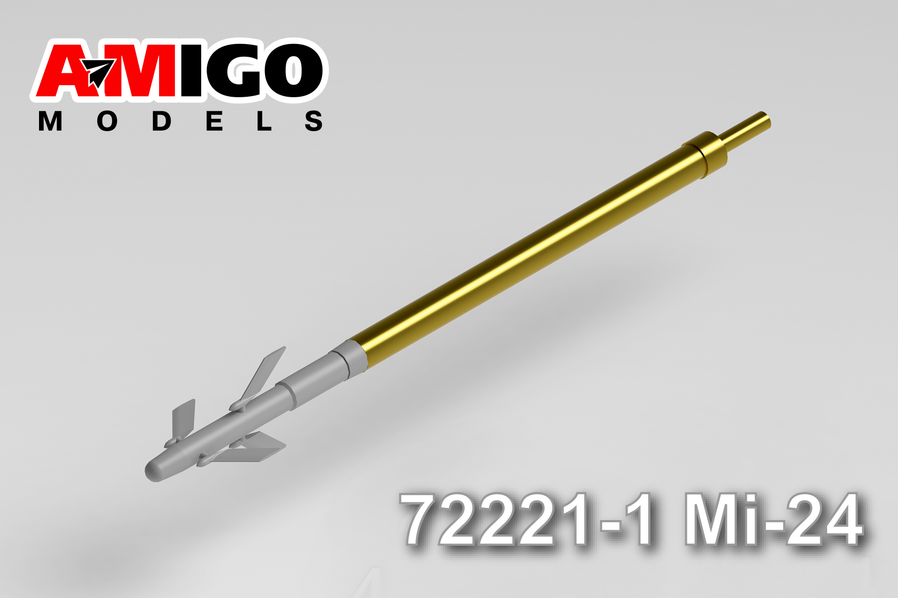 Aircraft detailing sets (brass) 1/72 DUALS bar of the Mi-24 helicopter (Amigo Models)