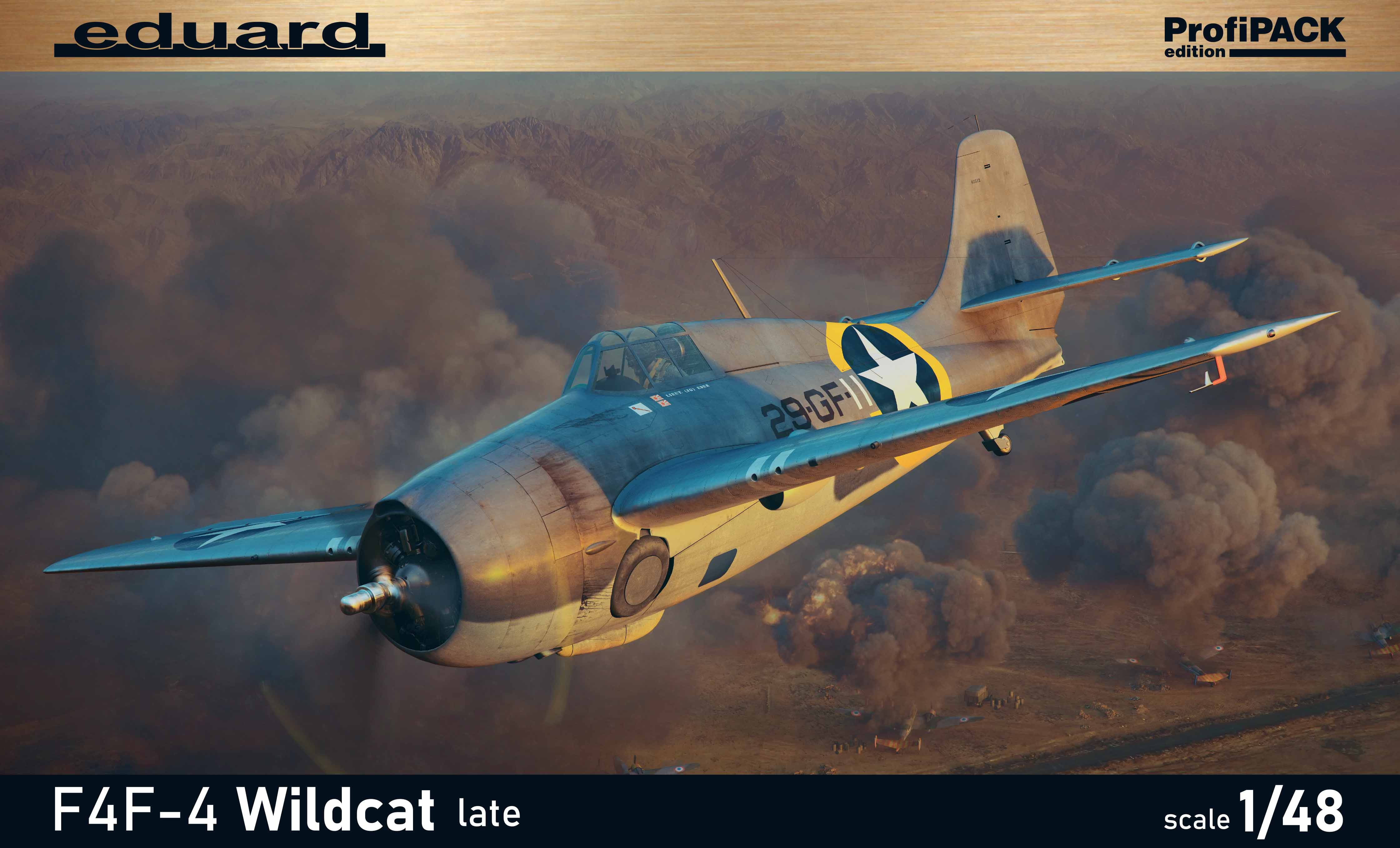Model kit 1/48 Grumman F4F-4 Wildcat late The ProfiPACK edition (Eduard kits)