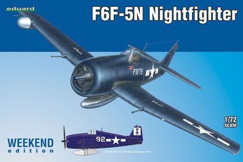 Model kit 1/72 Grumman F6F-5N Hellcat Nightfighter (Eduard kits)