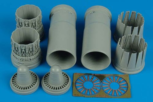 Additions (3D resin printing) 1/32 Eurofighter EF-2000A Typhoon early exhaust nozzles (designed to be used with Revell kits)