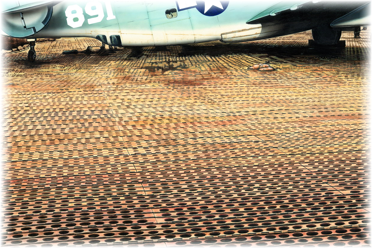 Diorama bases 1/48 PSP plates size of display 220x157 mm (Eduard kits) 