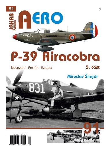 Aircraft books AERO - P-39 Airacobra (Czech text) Vol.5 (JAKAB)