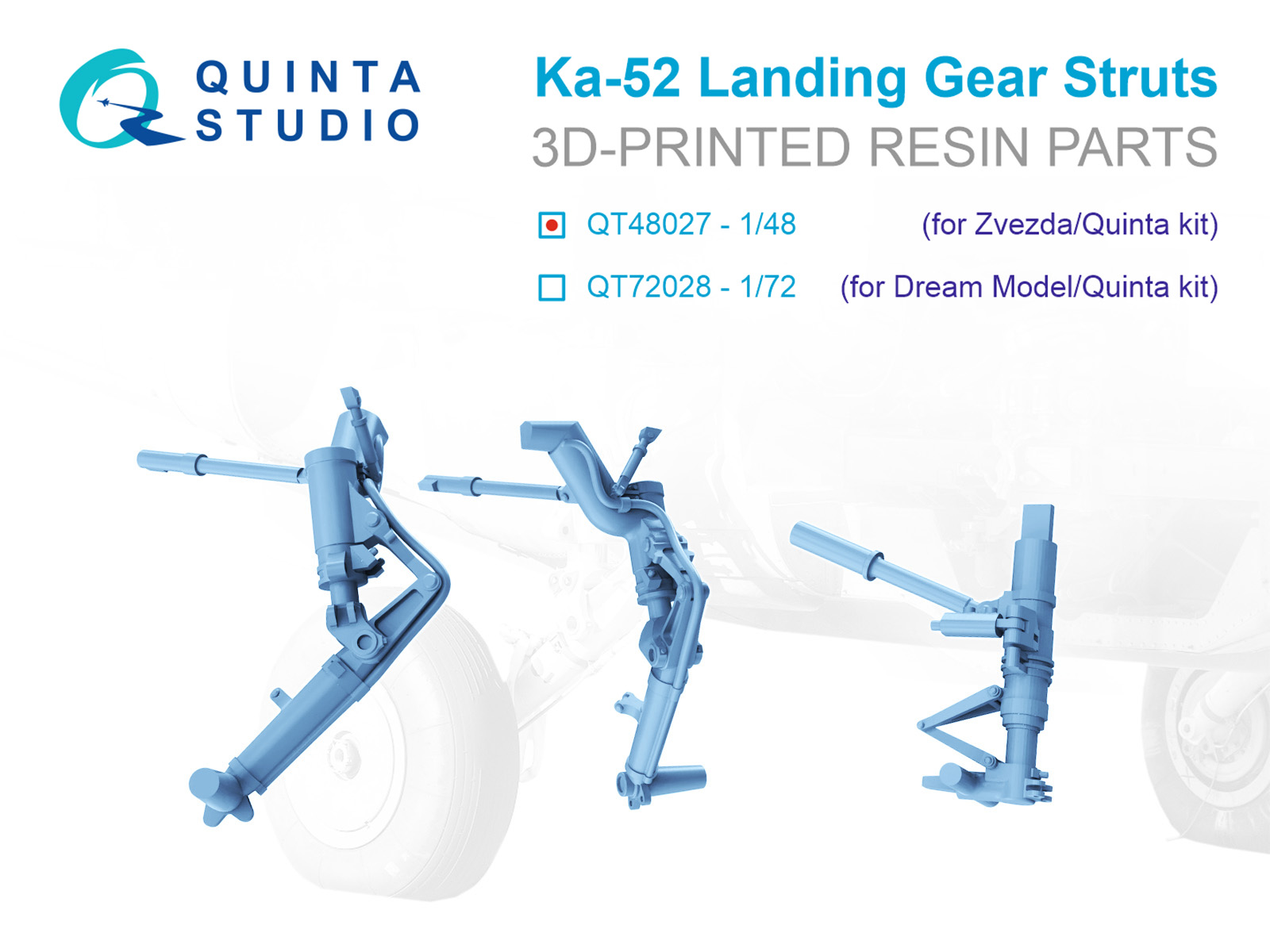 Ka-52 Landig Gear Struts (Zvezda/Quinta)