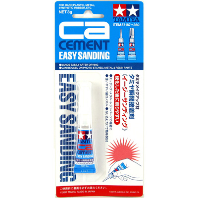 CA сement easy sanding, 3 g(Tamiya) (3g)
