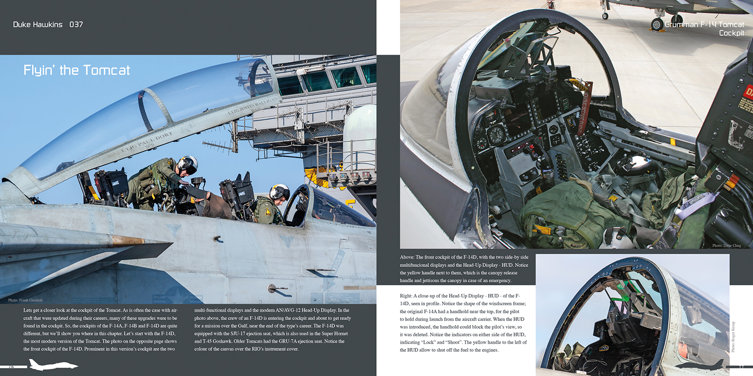 Aircraft books Duke Hawkins: Grumman F-14 Tomcat (HMH-Publications)