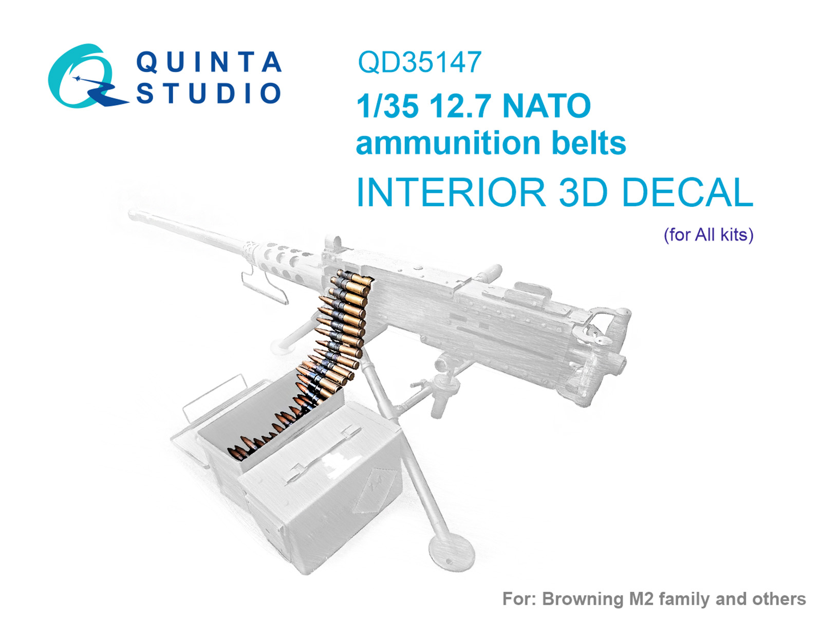 NATO 12.7 ammunition belts (All kits)