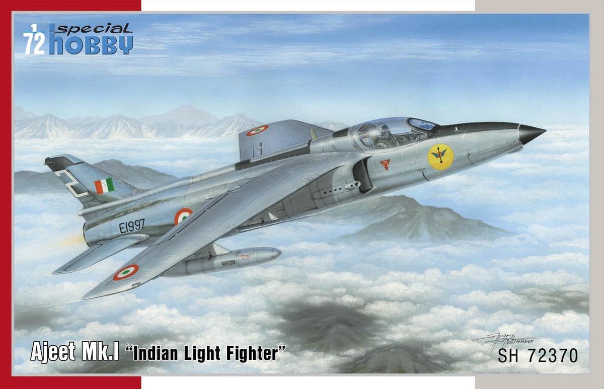 Model kit 1/72 HAL Ajeet Mk.I Indian Light Fighter (4x camo) (Special Hobby)
