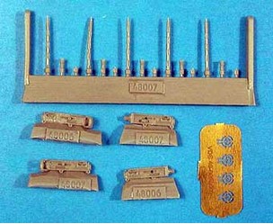 Additions (3D resin printing) 1/48 Browning M2 0.3 Cal Oval Perforation (Vector) 