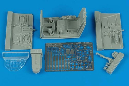 Additions (3D resin printing) 1/32 Messerschmitt Bf-109K (designed to be used with Hasegawa kits)