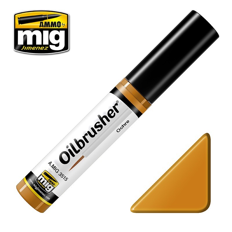 OILBRUSHER Ochre (10mL) (Ammo Mig)