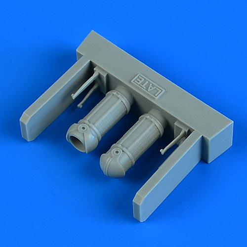 Additions (3D resin printing) 1/48 Messerschmitt Bf-109F/Bf-109G tropical filter (late)
