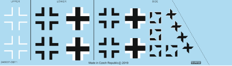 Decal 1/48 FW 190A-8 national insignia (EDU)