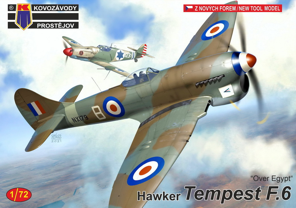 Model kit 1/72 Hawker Tempest F.6 "Over Egypt" (Kovozavody Prostejov)