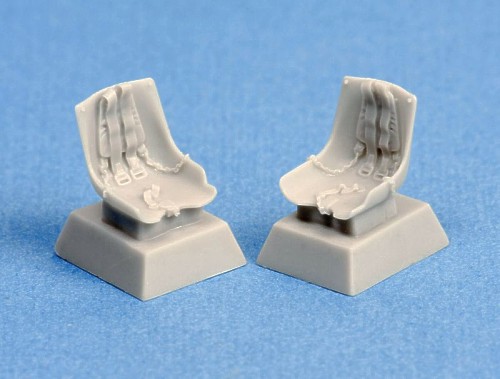 Additions (3D resin printing) 1/48 Macchi Mc-202 - Seats with harness (2pcs.)