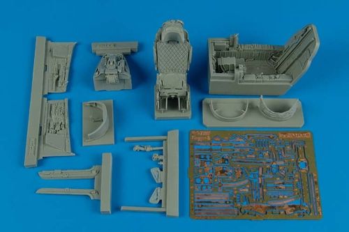 Additions (3D resin printing) 1/32 Mikoyan MiG-23MF Flogger B cockpit set (designed to be used with Trumpeter kits) 