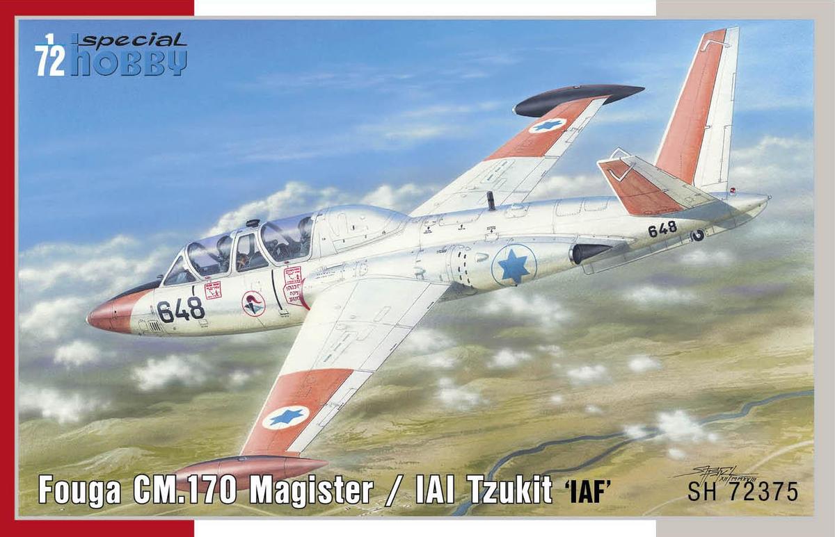 Model kit 1/72 Fouga CM.170 Magister / IAI Tzukit 'IAF' (Special Hobby)