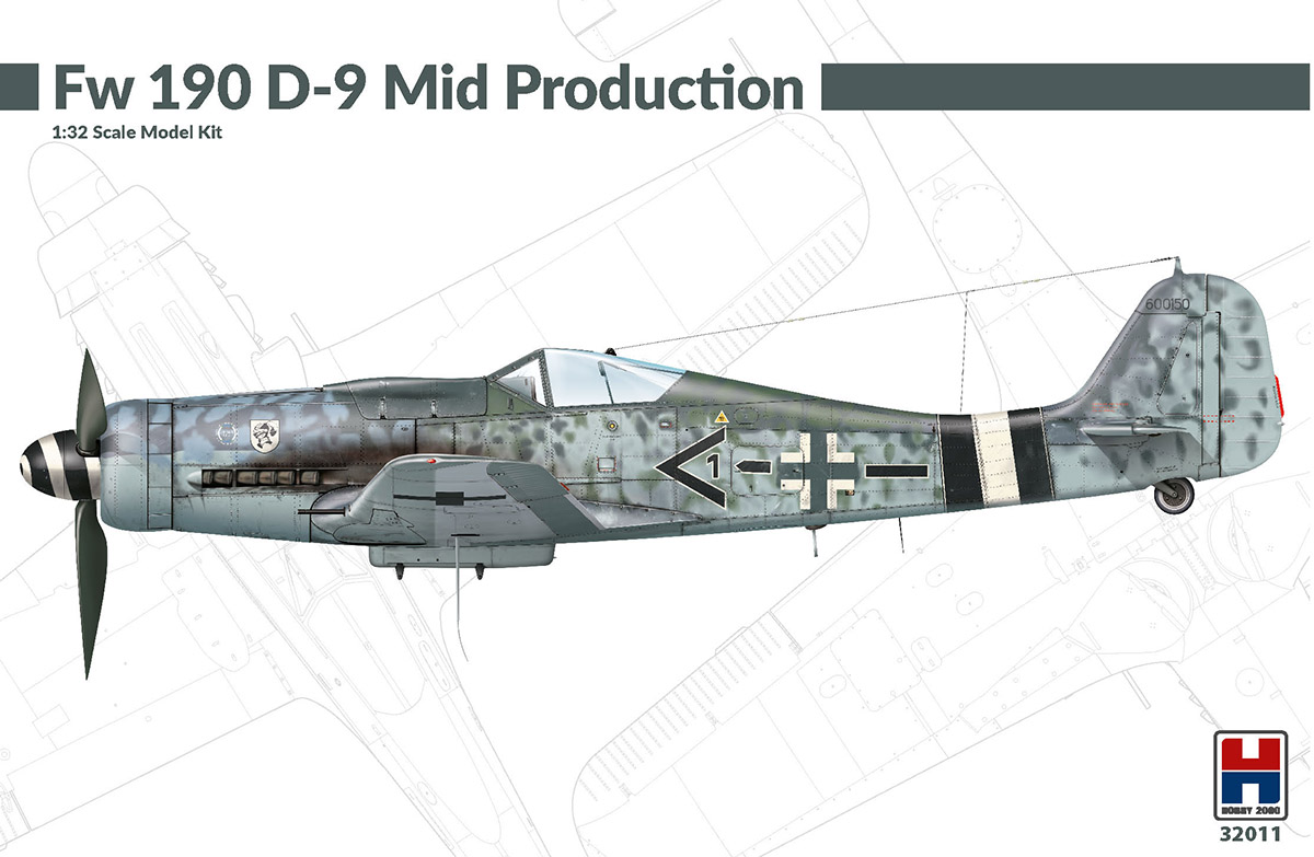 Model kit 1/32 Focke-Wulf Fw-190D-9 Mid Production HASEGAWA+CARTOGRAF+MASKS (Hobby 2000)  (Hobby 2000)