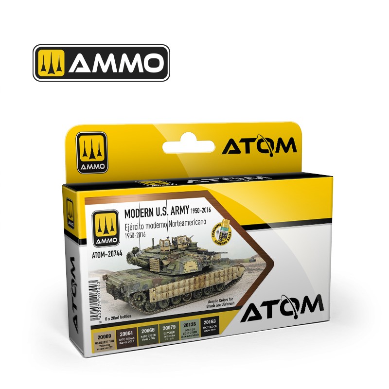 ATOM Modern U.S. Army 1950-2016 20 ml x 6 (Ammo Mig)