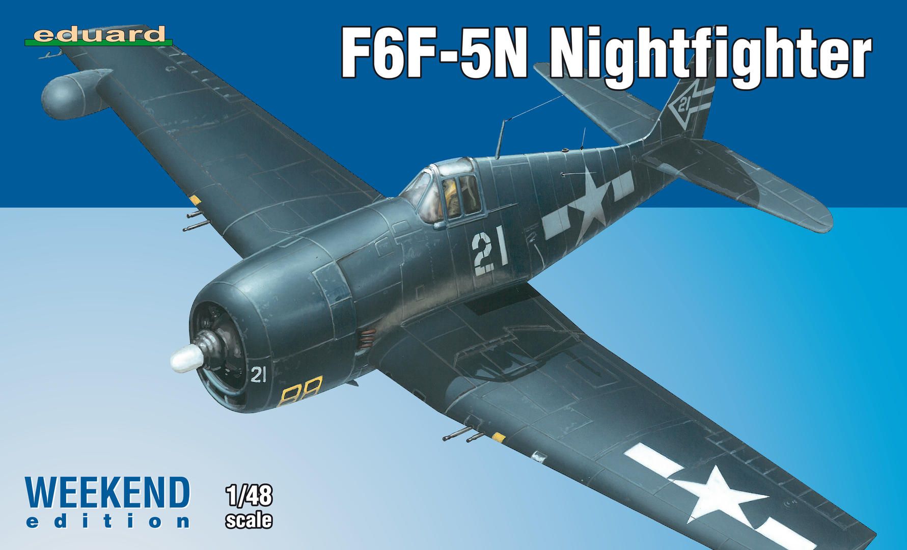 Model kit 1/48 Grumman F6F-5N Hellcat Nightfighter Weekend edition (Eduard kits)