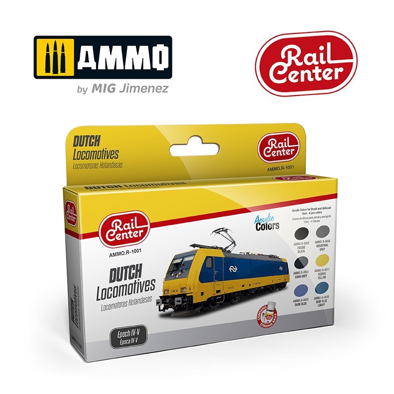 AMMO RAIL CENTER - Dutch Locomotives EPOCH IV-V (Ammo Mig)