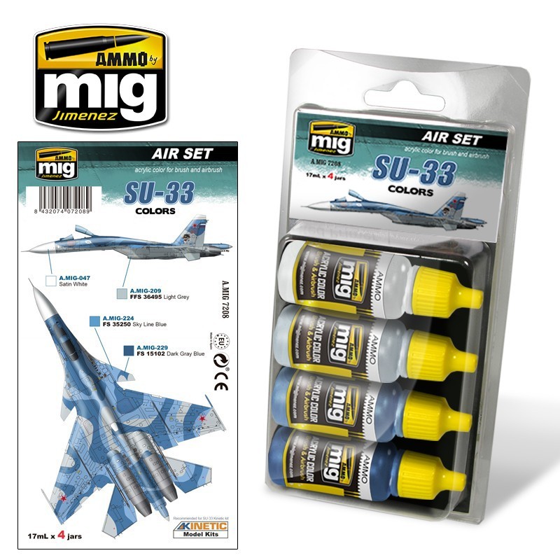 SU-33 Colors (Ammo Mig) (4x17ml) 