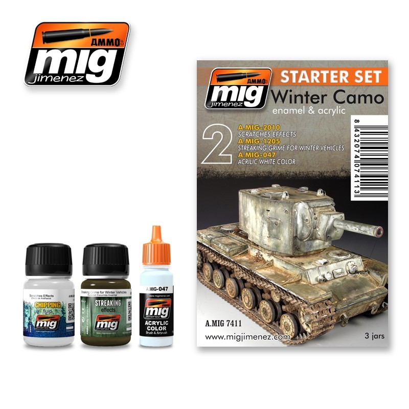 Winter Camo Starter Set (Ammo Mig)