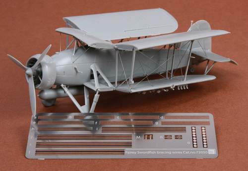 Aircraft detailing sets (etched) 1/72 Fairey Swordfish Mk.I rigging wire set (designed to be used with Airfix kits)