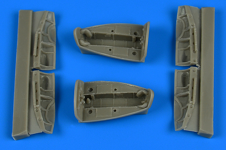 Additions (3D resin printing) 1/72 Bristol Beaufighter undercarriage bay (designed to be used with Hasegawa and Hobby 2000 kits)