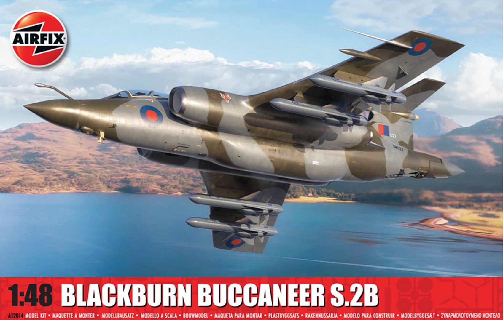Model kit 1/48 Blackburn Buccaneer S.2B (Airfix) (opened package)