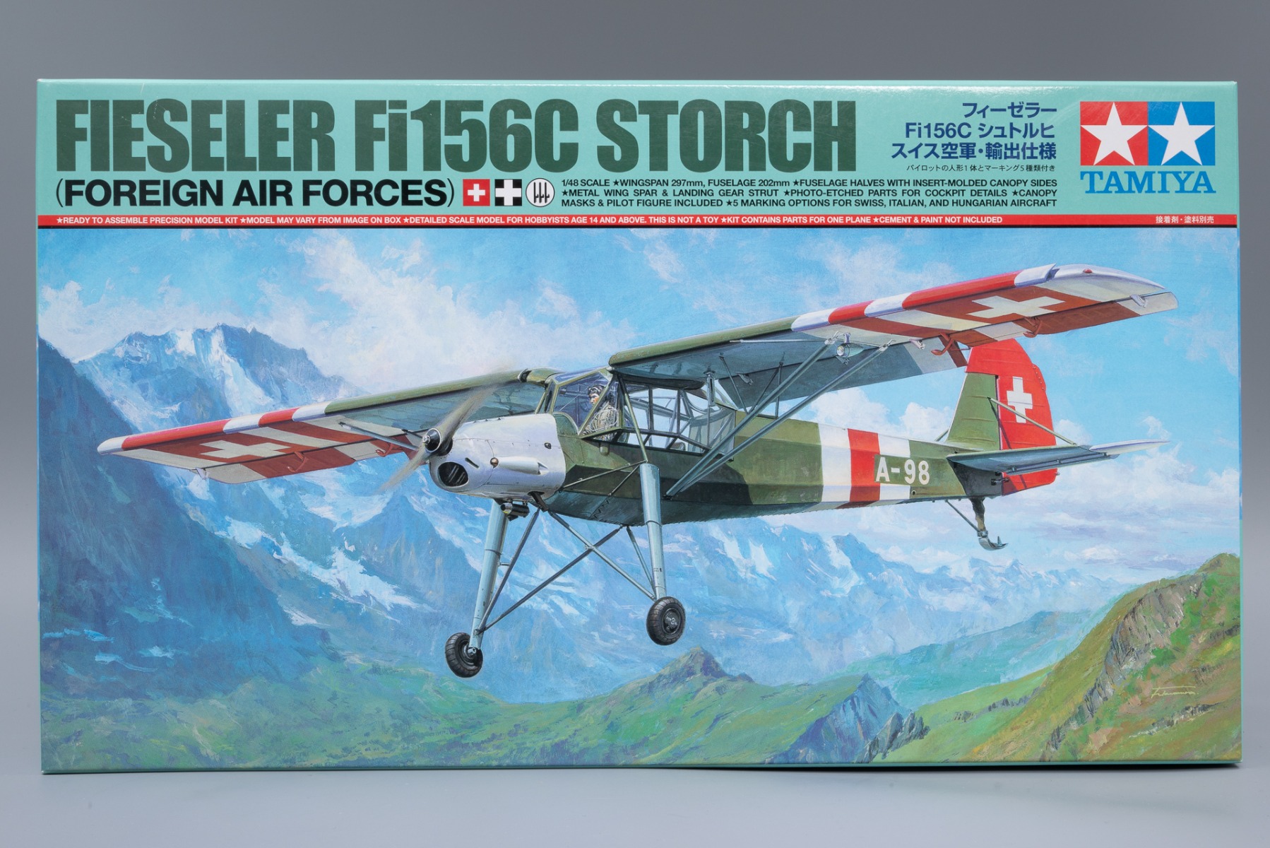 Model kit 1/48 Fieseler Fi156C Storch (Tamiya)