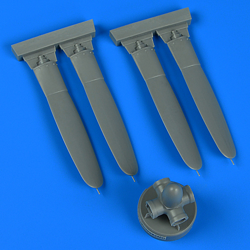 Additions (3D resin printing) 1/32 Republic P-47D Thunderbolt propeller Curtiss electric (designed to be used with Trumpeter kits)