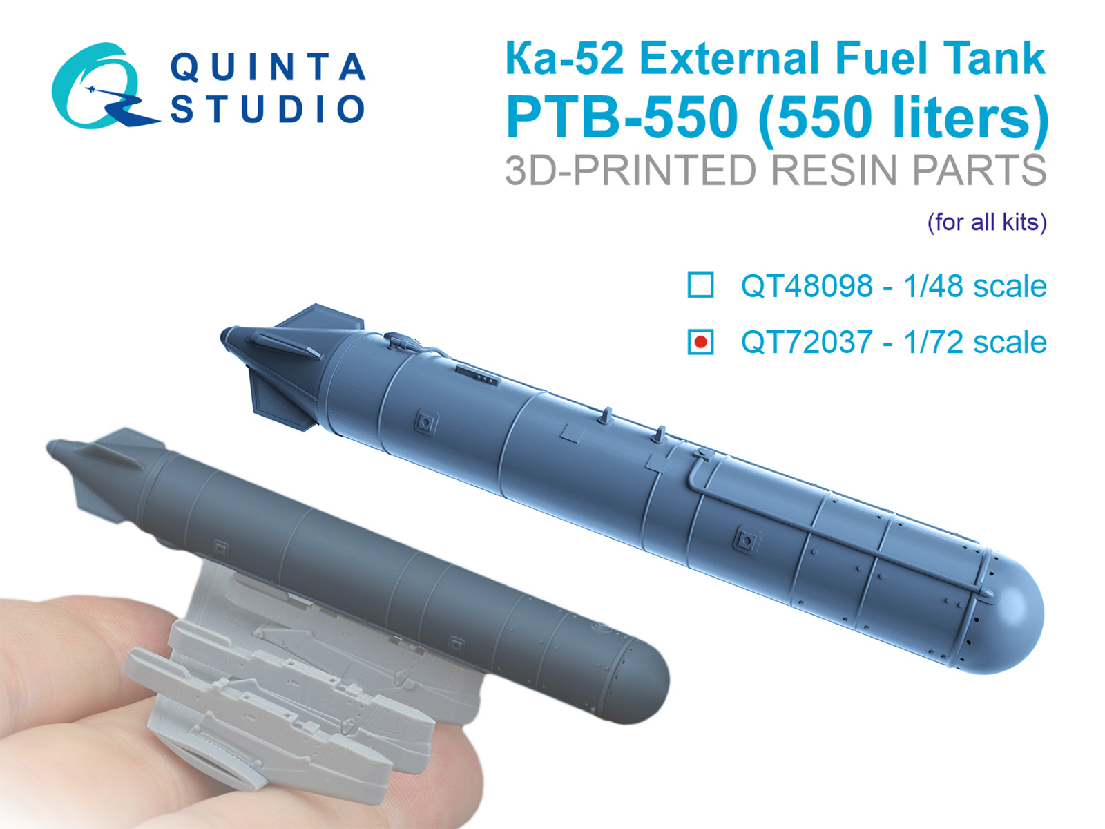 External Fuel Tank for Ka-52 PTB-550 (for all kits)