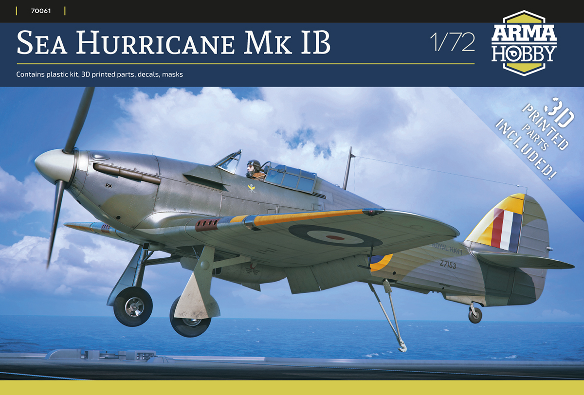 Model kit 1/72 Hawker Sea Hurricane Mk.Ib (Arma Hobby) (sale)