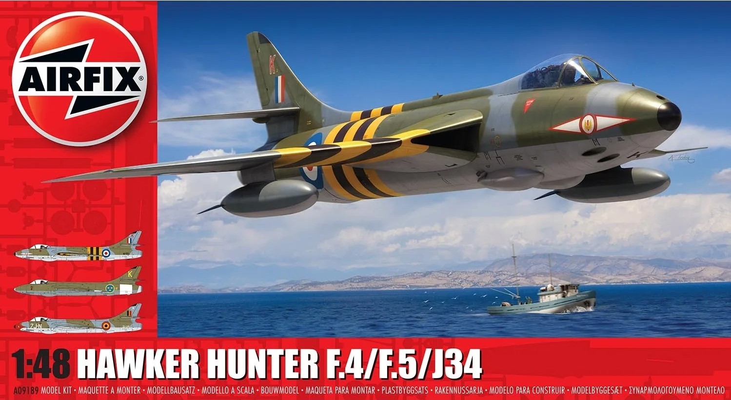 Model kit 1/48  Hawker Hunter F.4 New Tool in 2020  (Airfix)