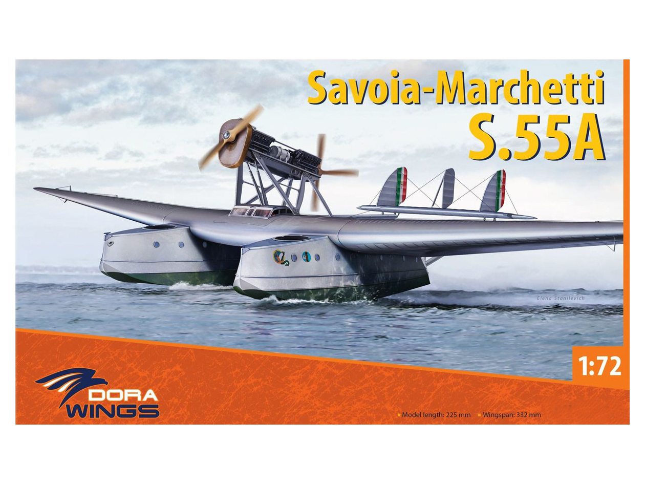 Model kit 1/72 Savoia-Marchetti S.55A  (Dora Wings)