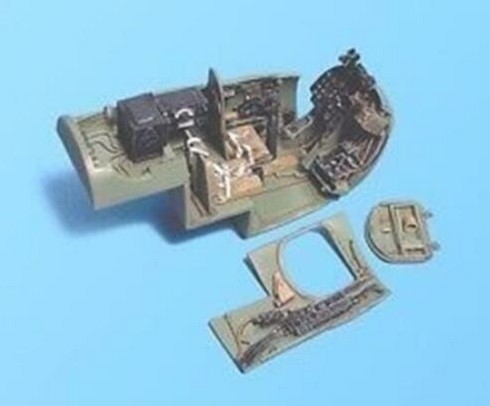Additions (3D resin printing) 1/72 de Havilland Mosquito Mk.VI/NF.II cockpit (designed to be used with Tamiya kits)