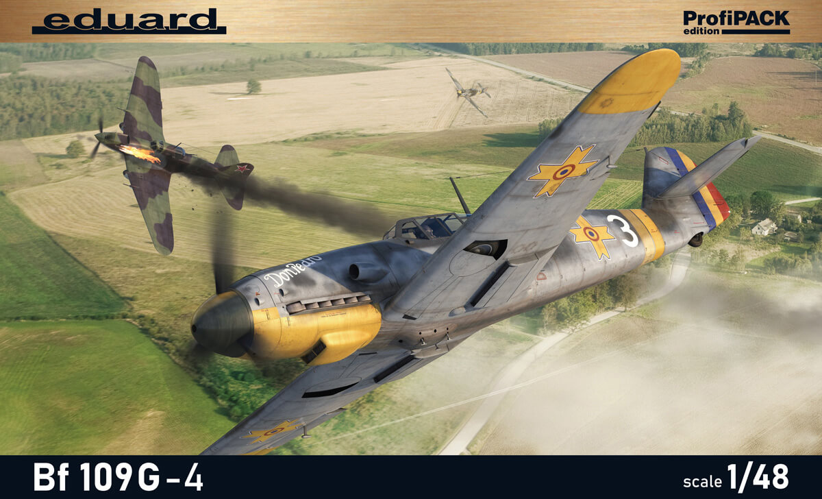 Model kit 1/48 Messerschmitt Bf-109G-4 ProfiPACK edition (Eduard kits)