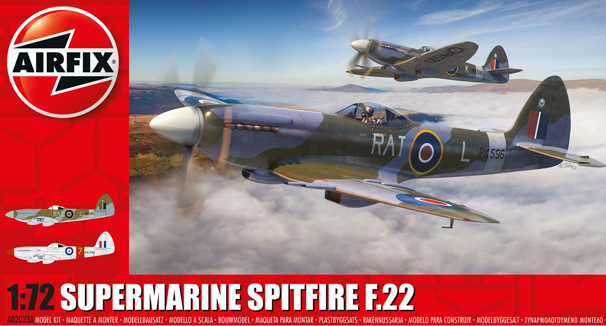Model kit 1/72 Supermarine Spitfire F.22 (Airfix)