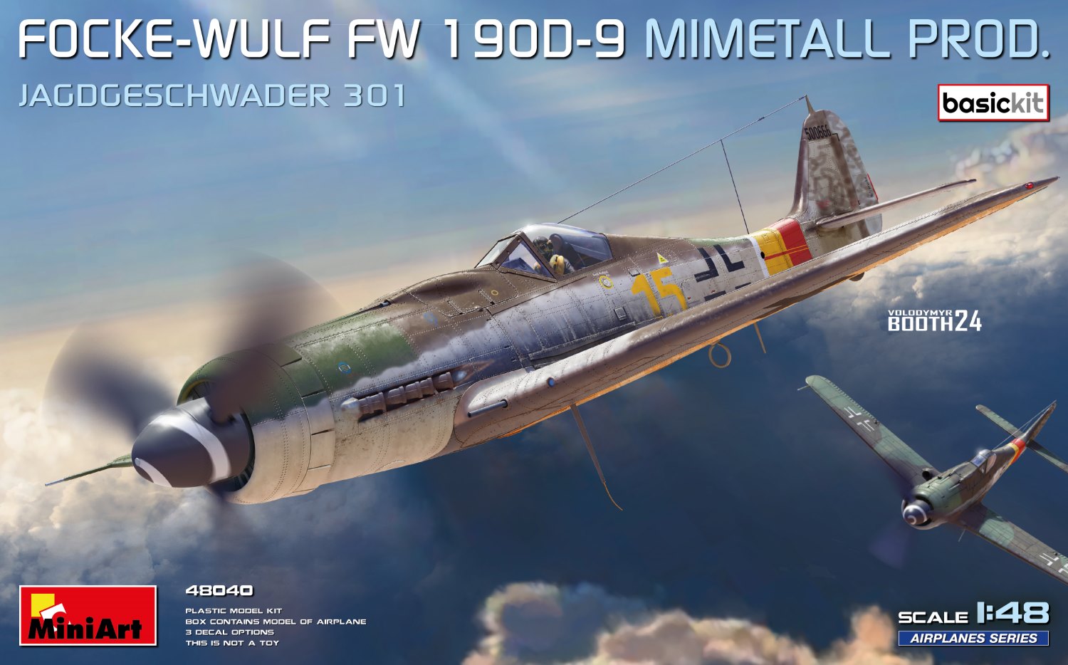 Model kit 1/48 Focke-Wulf Fw-190D-9 Mimetall Prod. (MiniArt)