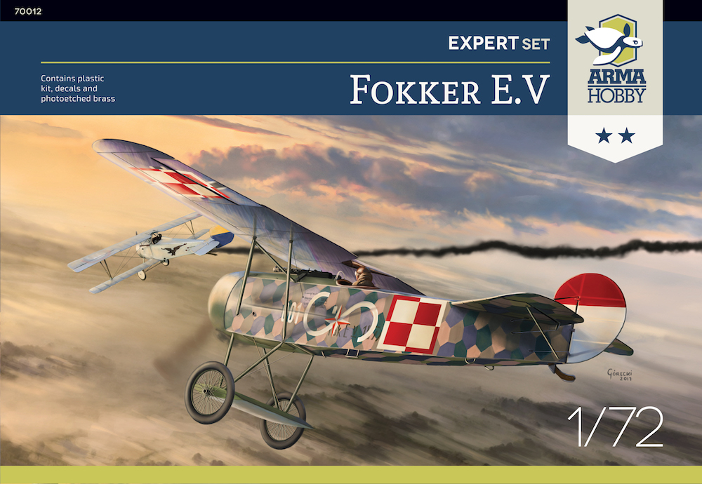 Model kit 1/72 Fokker E.V Expert Set (Arma Hobby)