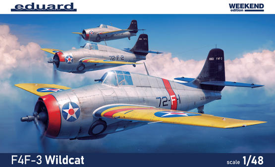Model kit 1/48 Grumman F4F-3 Wildcat he Weekend edition (Eduard kits)