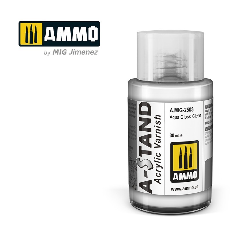 A-STAND Aqua Gloss Clear (Ammo Mig) (30ml) 