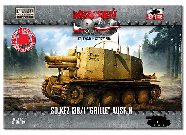 Model kit 1/72 Sd.Kfz.138/1 "GRILLE" Ausf.H (First To Fight Kits)
