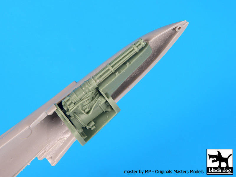 Additions (3D resin printing) 1/72 McDonnell F-4E Phantom Canon (designed to be used with Hasegawa kits)   