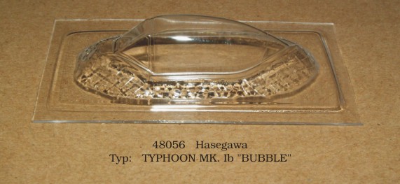 Vacu Canopy 1/48 Typhoon Mk.Ib Bubble (HAS) (Rob Taurus)